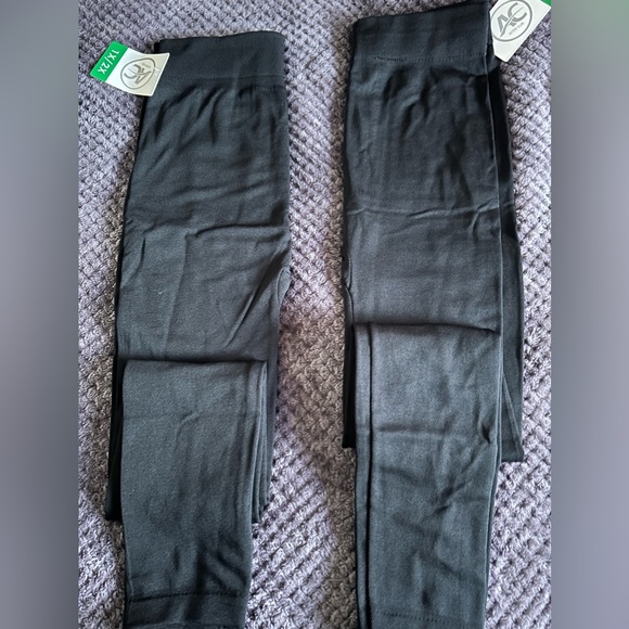 Active Club Womens Fleece Waisted Leggings for Women-Plus Size - Picture 2 of 6